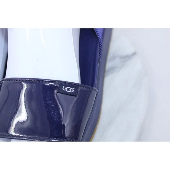 UGG LA Shores Platform Sandals Nightfall Purple Patent Leather Womens 10 - Picture 6 of 9